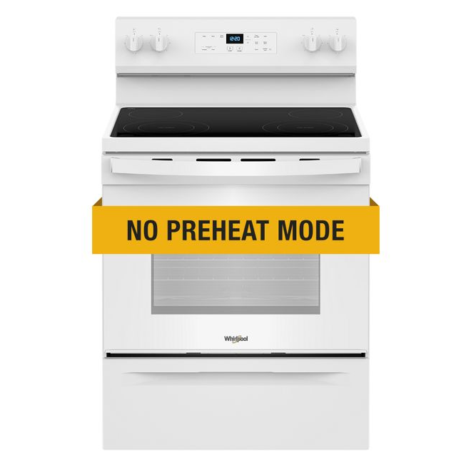 30-inch Electric Range with No Preheat Mode