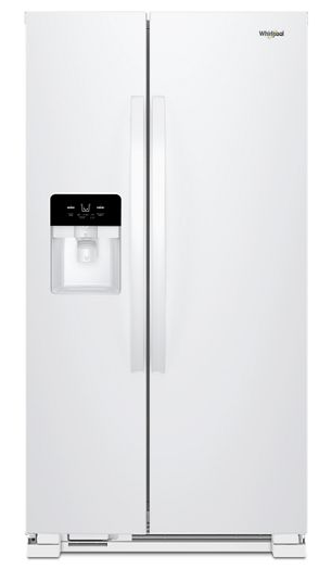 33-inch Wide Side-by-Side Refrigerator - 21 cu ft
