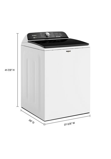 5.2-5.3 Cu. Ft. Whirlpool® Top Load Washer with Removable Agitator