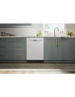 Quiet Dishwasher with Boost Cycle and Pocket Handle