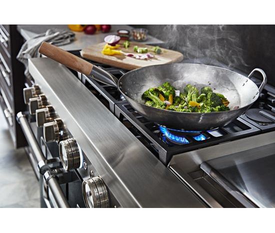 KitchenAid 48'' Smart Commercial-Style Dual Fuel Range with Griddle
