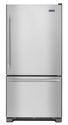33-Inch Wide Bottom Mount Refrigerator - 22 Cu. Ft.