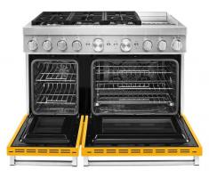 KitchenAid 48'' Smart Commercial-Style Dual Fuel Range with Griddle