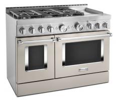 KitchenAid 48'' Smart Commercial-Style Gas Range with Griddle