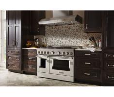 KitchenAid 48'' Smart Commercial-Style Gas Range with Griddle