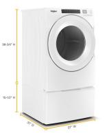 7.4 cu. ft. Front Load Gas Dryer with Intuitive Touch Controls