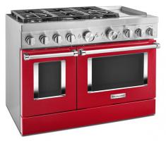 KitchenAid 48'' Smart Commercial-Style Dual Fuel Range with Griddle