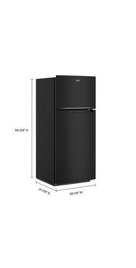 28-inch Wide Top-Freezer Refrigerator - 16.3 Cu. Ft.