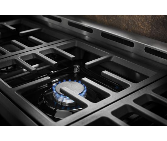 KitchenAid 48'' Smart Commercial-Style Gas Range with Griddle