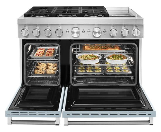 KitchenAid 48'' Smart Commercial-Style Dual Fuel Range with Griddle