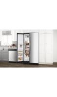 33-inch Side-by-Side Refrigerator with Dual Pad External Ice and Water Dispenser