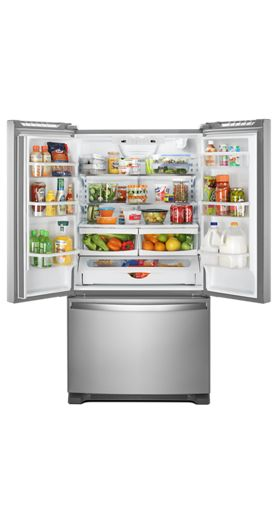 33-inch Wide French Door Refrigerator - 22 cu. ft