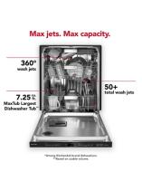 44 dBA Dishwasher with FreeFlex™ Third Rack and LED Interior Lighting.