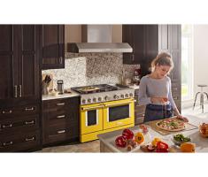 KitchenAid 48'' Smart Commercial-Style Dual Fuel Range with Griddle