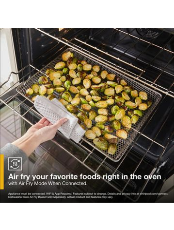5.7 Total Cu. Ft. Combo Wall Oven with Air Fry When Connected
