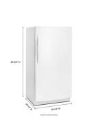 16 cu. ft. Upright Freezer with Frost-Free Defrost.