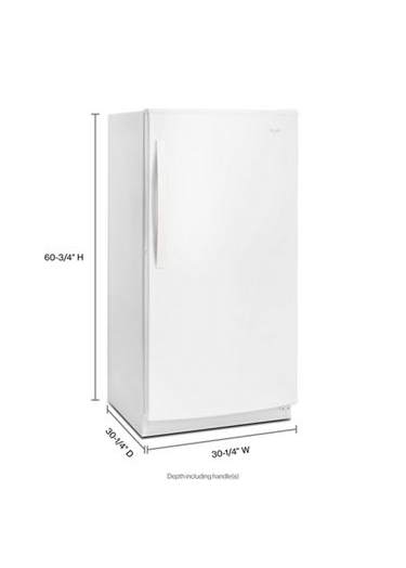 16 cu. ft. Upright Freezer with Frost-Free Defrost.