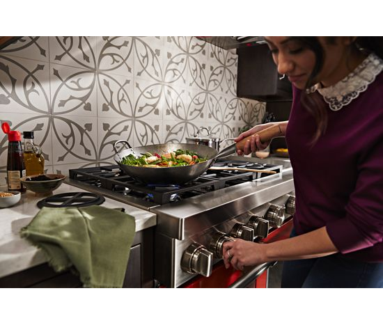 KitchenAid 48'' Smart Commercial-Style Dual Fuel Range with Griddle