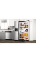 33-inch Side-by-Side Refrigerator with Dual Pad External Ice and Water Dispenser