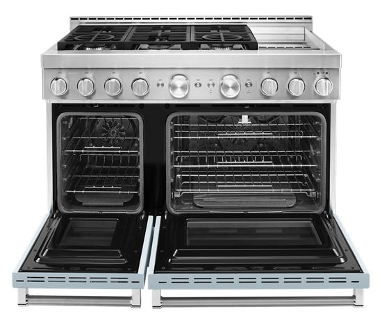 KitchenAid 48'' Smart Commercial-Style Gas Range with Griddle