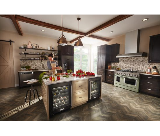 KitchenAid 48'' Smart Commercial-Style Gas Range with Griddle