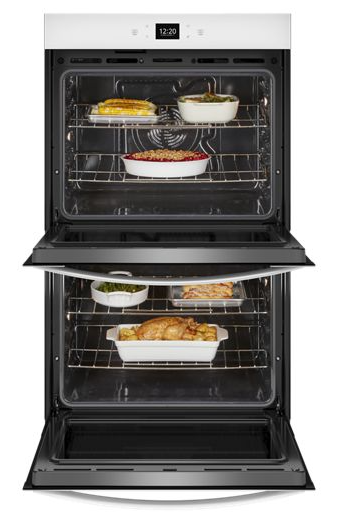 8.6 Total Cu. Ft. Double Wall Oven with Air Fry When Connected