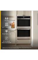 8.6 Total Cu. Ft. Double Wall Oven with Air Fry When Connected