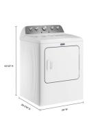 Top Load Electric Dryer with Steam-Enhanced Cycles - 7.0 cu. ft