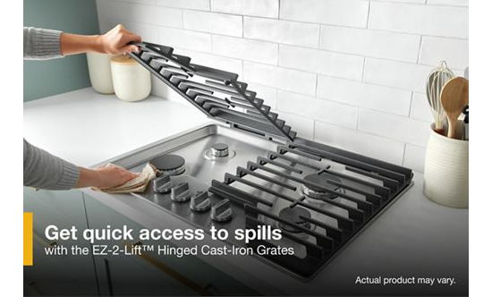 36-inch Gas Cooktop with 2-in-1 Hinged Grate to Griddle