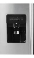 36-inch Side-by-Side Refrigerator with Dual Pad External Ice and Water Dispenser