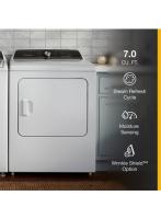 7.0 Cu. Ft. Top Load Gas Moisture Sensing Dryer with Steam
