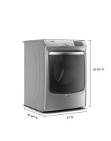 Smart Front Load Gas Dryer with Extra Power and Advanced Moisture Sensing Plus - 7.3 cu. ft.