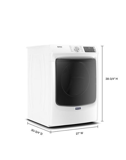 Front Load Gas Dryer with Extra Power and Quick Dry Cycle - 7.3 cu. ft