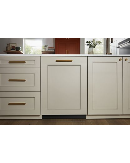 39 dBA Panel-Ready Flush-to-cabinet Dishwasher with FreeFlex™ Fit Third Level Rack