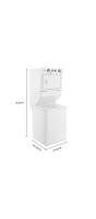 3.5 cu.ft Gas Stacked Laundry Center 9 Wash cycles and AutoDry™