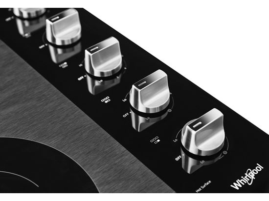 30-inch Electric Ceramic Glass Cooktop with Two Dual Radiant Elements