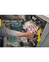Fingerprint Resistant Quiet Dishwasher with 3rd Rack & Large Capacity