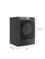 Front Load Gas Dryer with Extra Power and Quick Dry Cycle - 7.3 cu. ft
