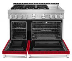 KitchenAid 48'' Smart Commercial-Style Gas Range with Griddle