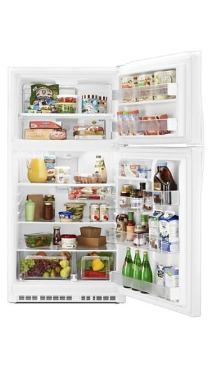 33-inch Wide Top Freezer Refrigerator - 21 cu. ft