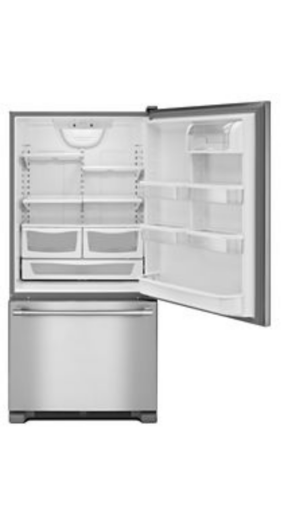 33-Inch Wide Bottom Mount Refrigerator - 22 Cu. Ft.