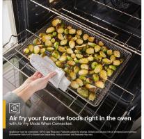 5.0 Cu. Ft. Single Wall Oven with Air Fry When Connected.