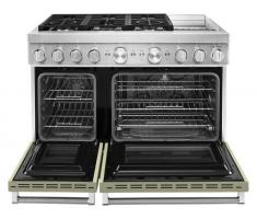 KitchenAid 48'' Smart Commercial-Style Dual Fuel Range with Griddle