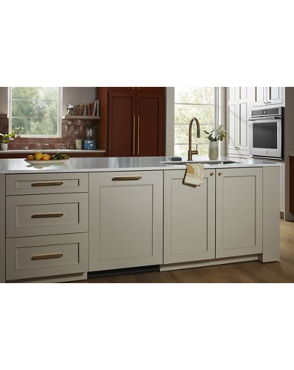 44 dBA Panel-Ready Two-Rack Flush Dishwasher with Door-Open Dry System
