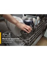Large Capacity Dishwasher with 3rd Rack.
