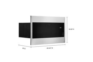 1.1 cu. ft. Built-In Microwave with Standard Trim Kit - 19-1/8
