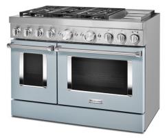 KitchenAid 48'' Smart Commercial-Style Dual Fuel Range with Griddle