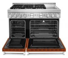 KitchenAid 48'' Smart Commercial-Style Gas Range with Griddle