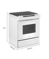 5.0 Cu. Ft. Whirlpool® Gas Range with Frozen Bake™ Technology