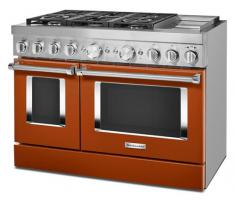 KitchenAid 48'' Smart Commercial-Style Dual Fuel Range with Griddle